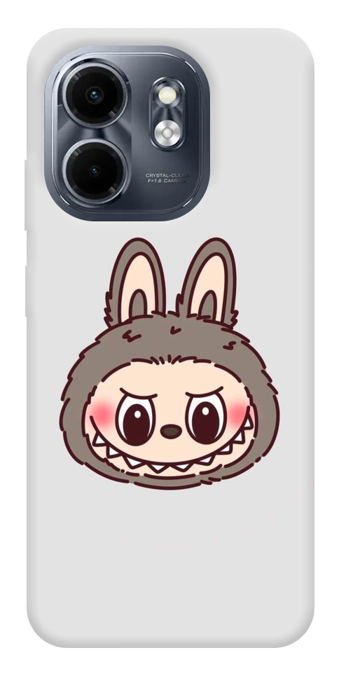 Чохол Labubu grey для Infinix Smart 9 4G