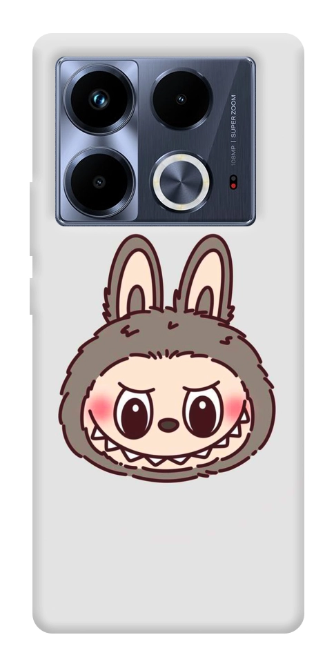 Чехол Labubu grey для Infinix Note 40 4G
