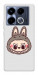 Чехол Labubu grey для Infinix Note 40 4G