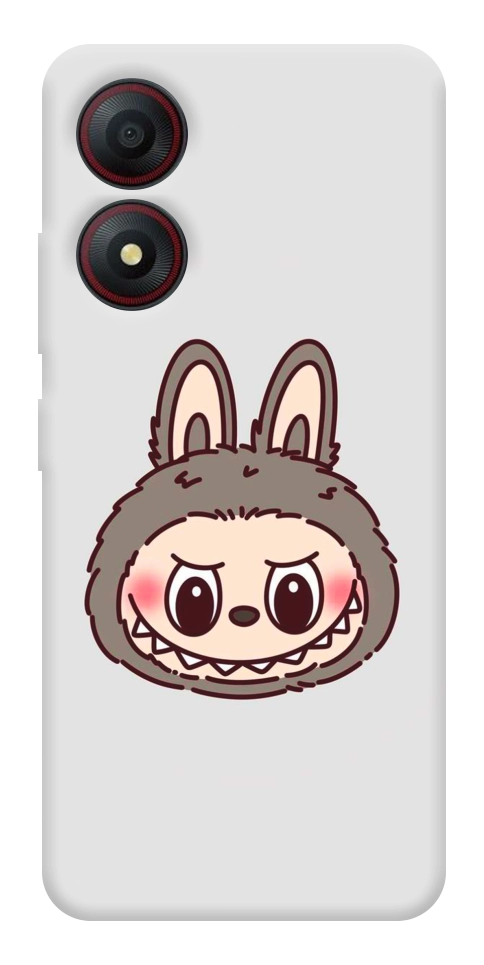 Чохол Labubu grey для ZTE Blade A34 4G
