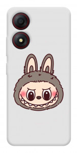 Чохол Labubu grey для ZTE Blade A34 4G