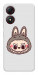 Чохол Labubu grey для ZTE Blade A34 4G
