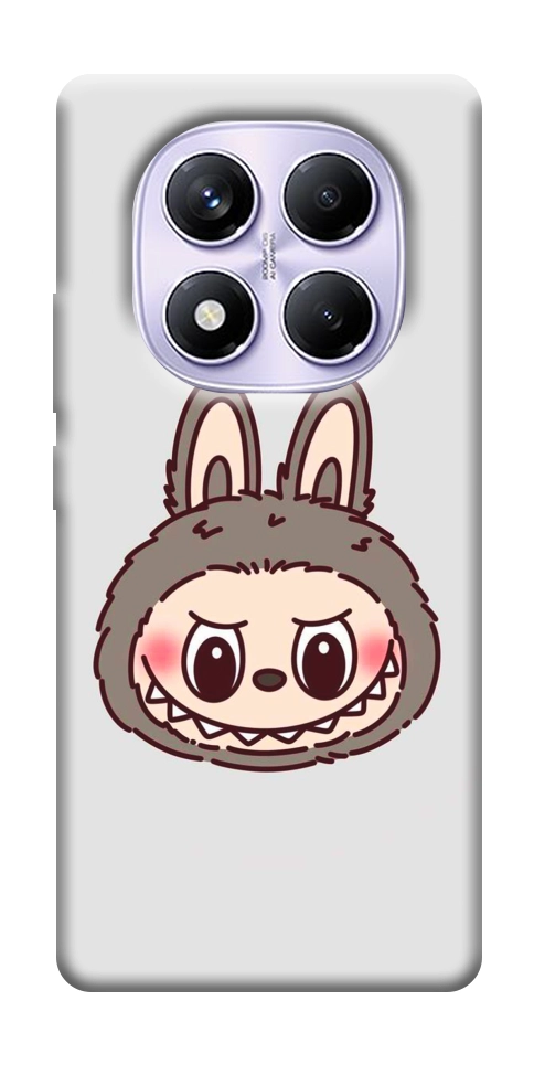Чехол Labubu grey для Xiaomi Poco X7