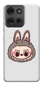 Чехол Labubu grey для Motorola Moto G75 5G