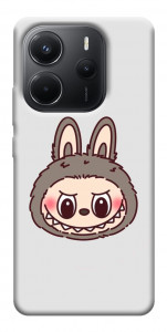 Чохол Labubu grey для Xiaomi Redmi Note 14 4G (Europe version)