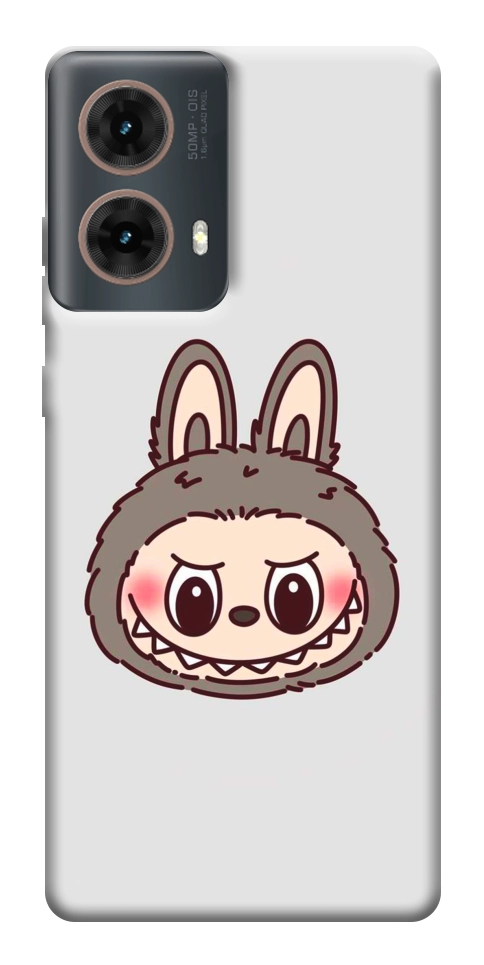 Чохол Labubu grey для Motorola Moto G85