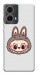 Чохол Labubu grey для Motorola Moto G85