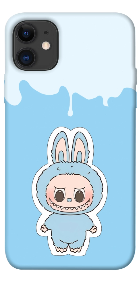 Чохол Labubu blue для iPhone 11