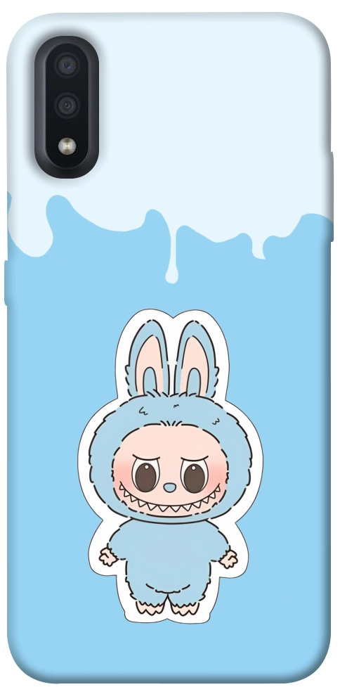 Чохол Labubu blue для Galaxy A01