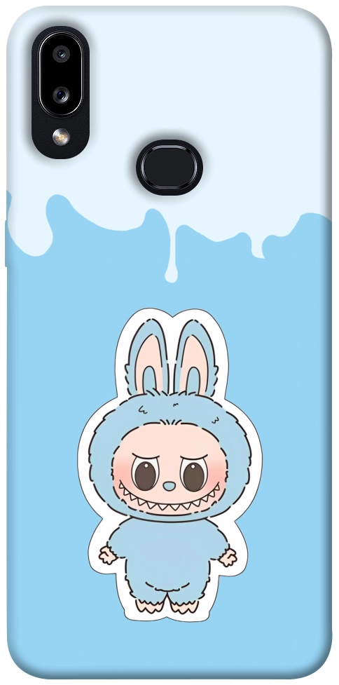 Чохол Labubu blue для Galaxy A10s (2019)