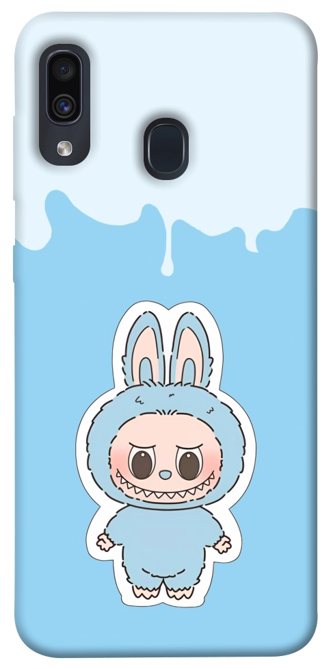 Чохол Labubu blue для Galaxy A30 (2019)