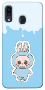 Чехол Labubu blue для Samsung Galaxy A20 A205F