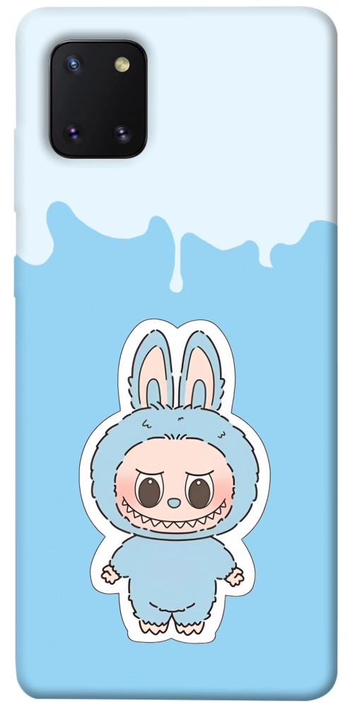 Чехол Labubu blue для Galaxy Note 10 Lite (2020)