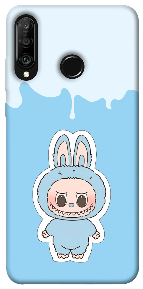 Чехол Labubu blue для Huawei P30 Lite