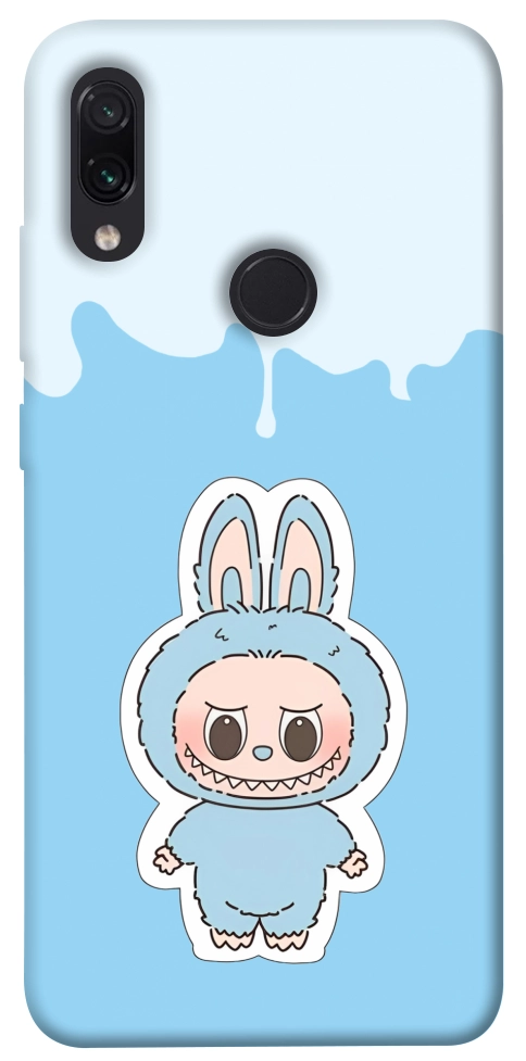 Чехол Labubu blue для Xiaomi Redmi Note 7