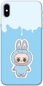 Чохол Labubu blue для iPhone XS