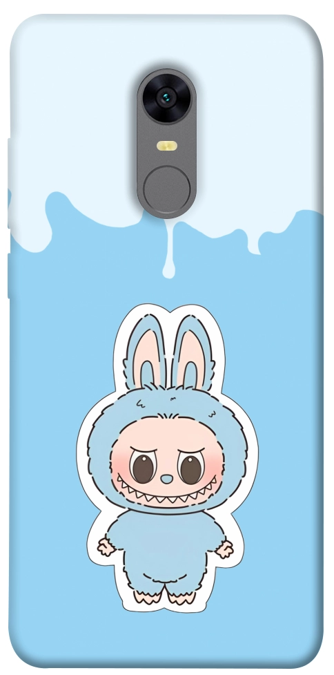 Чехол Labubu blue для Xiaomi Redmi Note 5 (Single Camera)