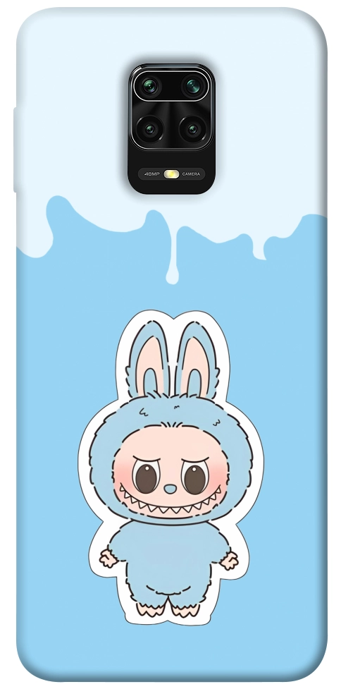Чохол Labubu blue для Xiaomi Redmi Note 9 Pro