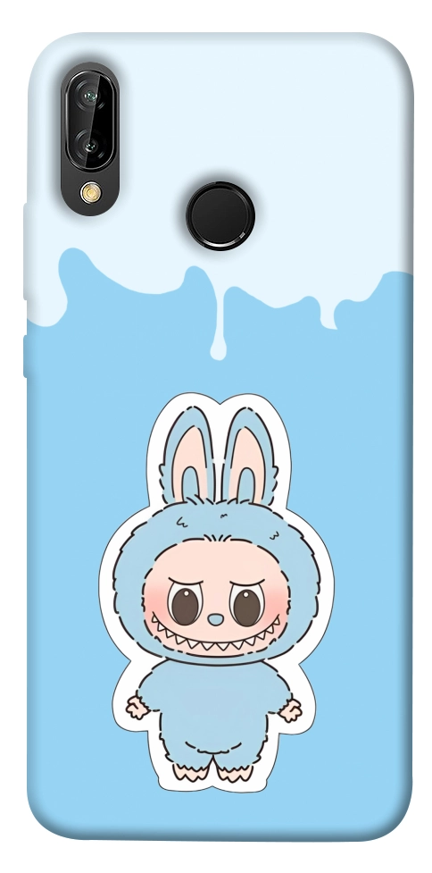 Чехол Labubu blue для Huawei P20 Lite