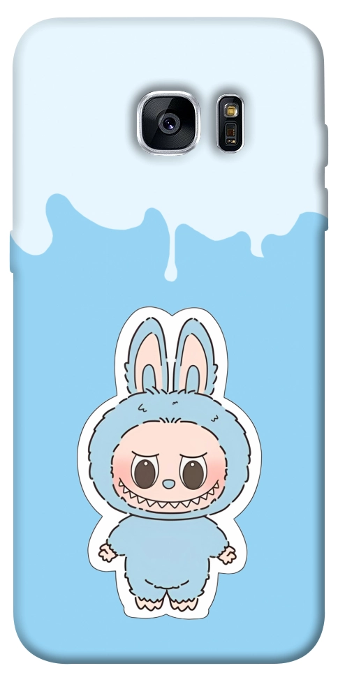 Чехол Labubu blue для Galaxy S7 Edge