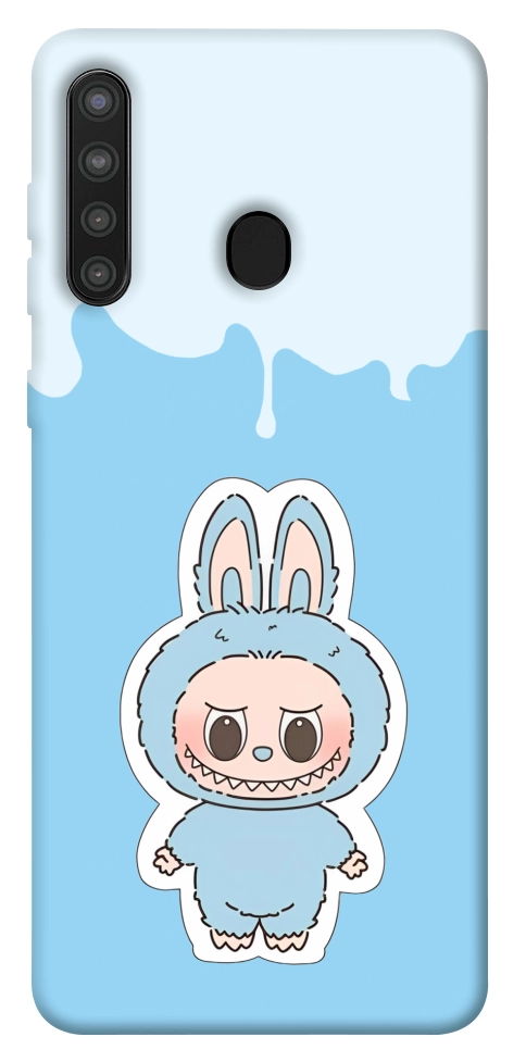 Чехол Labubu blue для Galaxy A21