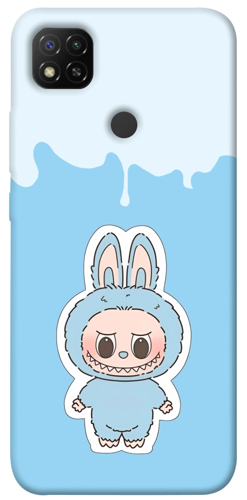 Чохол Labubu blue для Xiaomi Redmi 9C