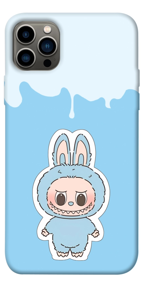 Чохол Labubu blue для iPhone 12 Pro