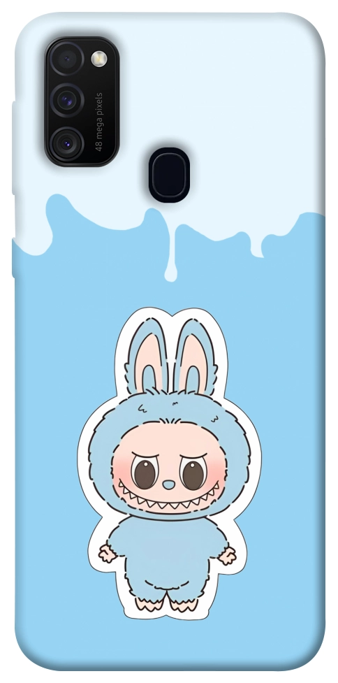 Чохол Labubu blue для Galaxy M30s