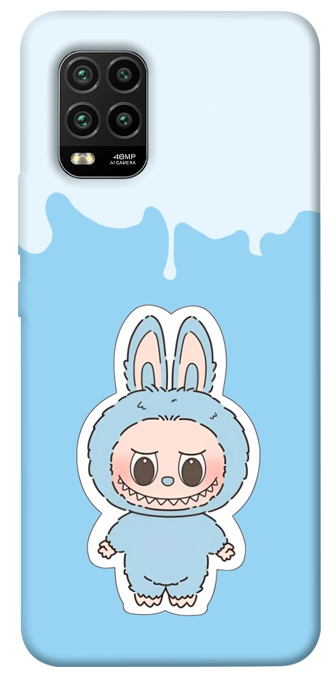 Чехол Labubu blue для Xiaomi Mi 10 Lite