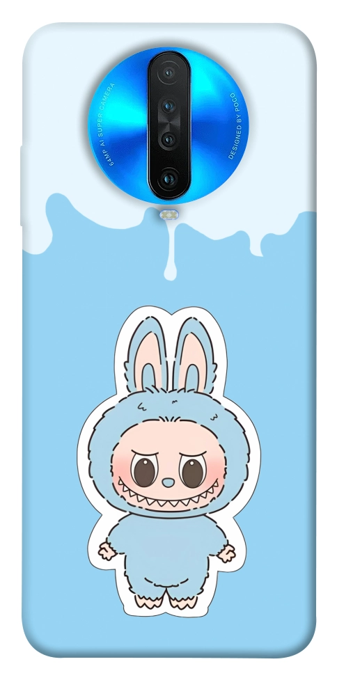 Чохол Labubu blue для Xiaomi Redmi K30