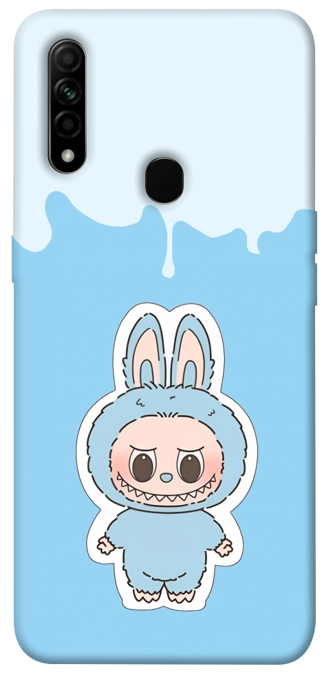 Чехол Labubu blue для Oppo A31