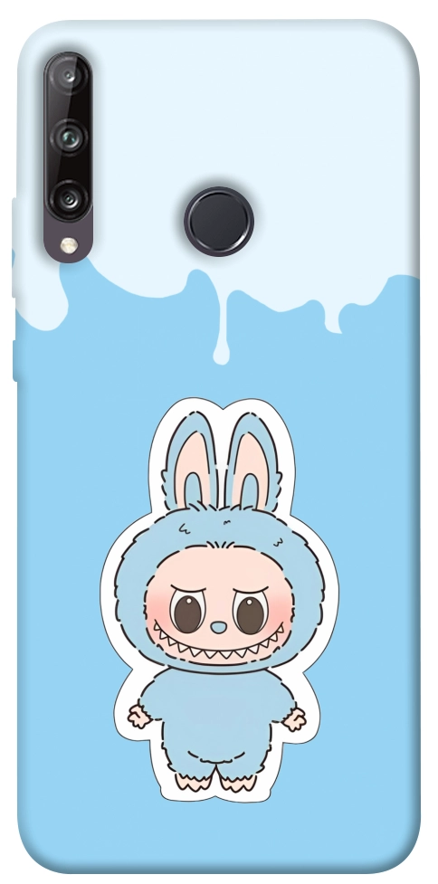 Чехол Labubu blue для Huawei P40 Lite E
