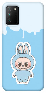 Чехол Labubu blue для Xiaomi Poco M3