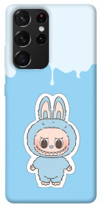 Чехол Labubu blue для Galaxy S21 Ultra