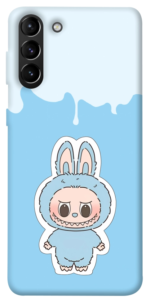 Чохол Labubu blue для Galaxy S21+