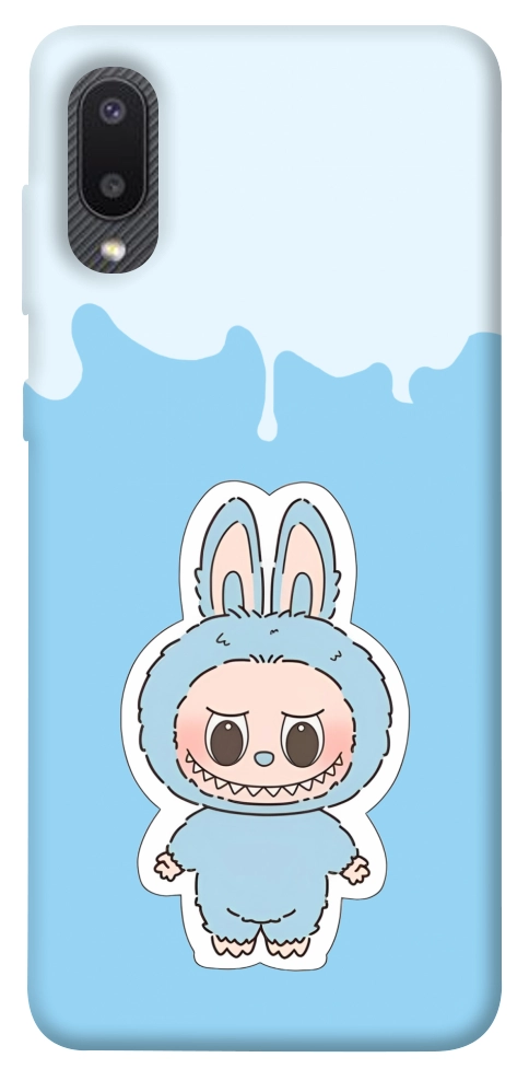 Чехол Labubu blue для Galaxy A02