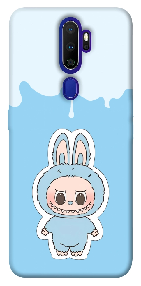Чехол Labubu blue для Oppo A9 (2020)