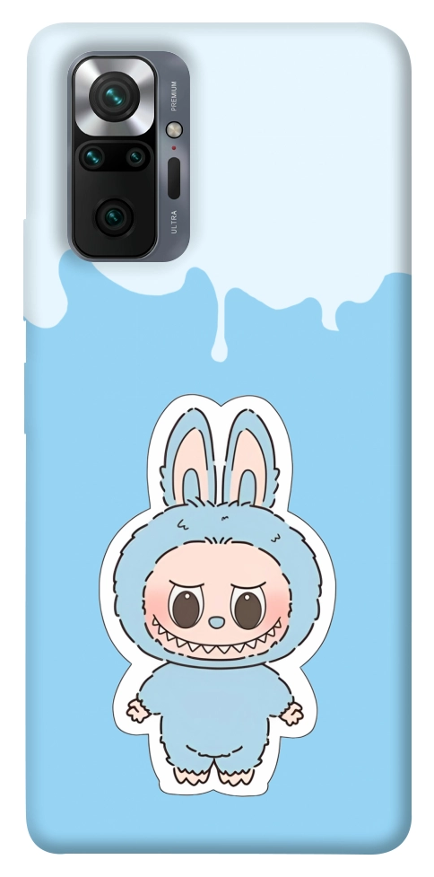 Чохол Labubu blue для Xiaomi Redmi Note 10 Pro