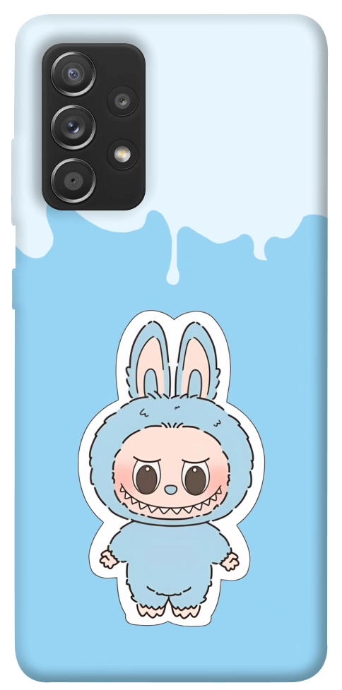 Чохол Labubu blue для Galaxy A72 5G