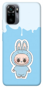 Чехол Labubu blue для Xiaomi Redmi Note 10S