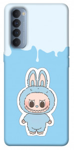 Чехол Labubu blue для Oppo Reno 4 Pro