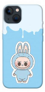 Чохол Labubu blue для iPhone 13