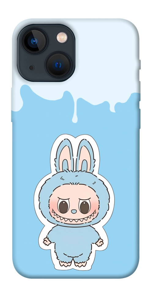 Чехол Labubu blue для iPhone 13 mini