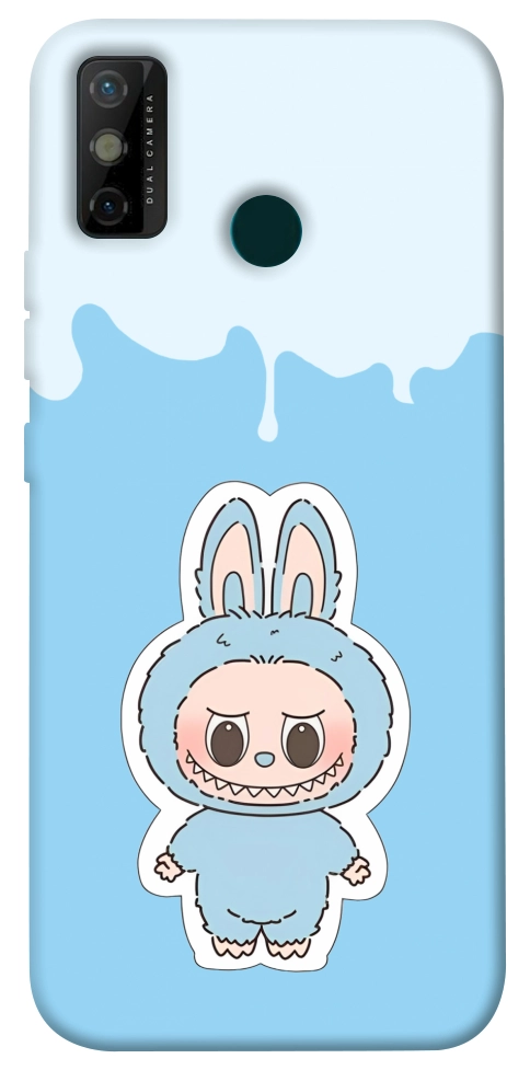Чохол Labubu blue для TECNO Spark 6 Go