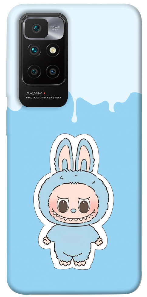 Чехол Labubu blue для Xiaomi Redmi 10