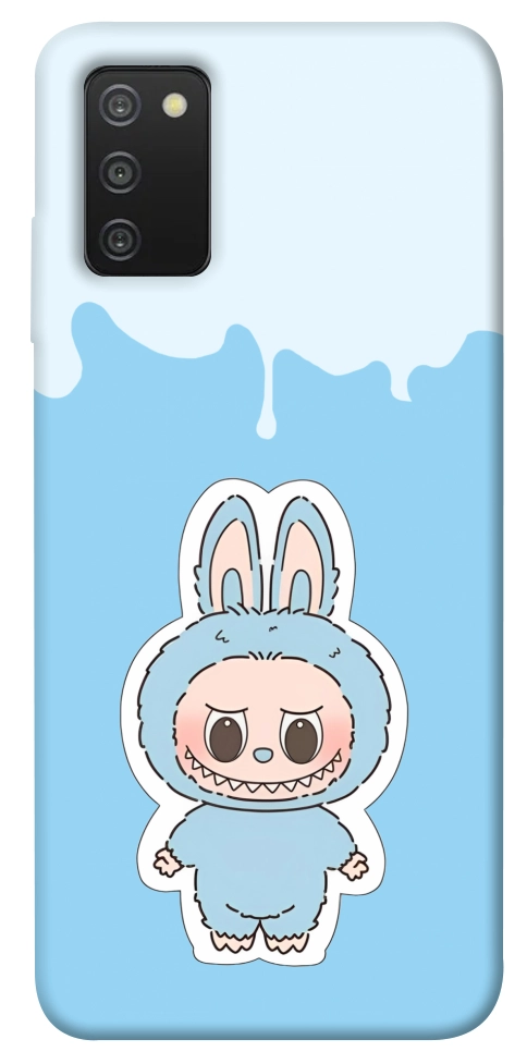 Чехол Labubu blue для Galaxy A03s