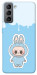 Чехол Labubu blue для Galaxy S21 FE