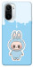 Чехол Labubu blue для Xiaomi Poco F3