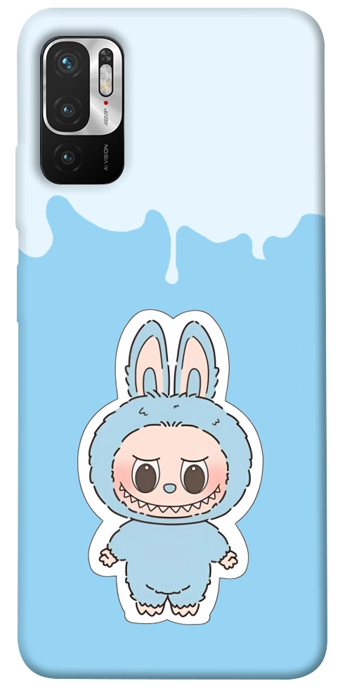 Чохол Labubu blue для Xiaomi Redmi Note 10 5G