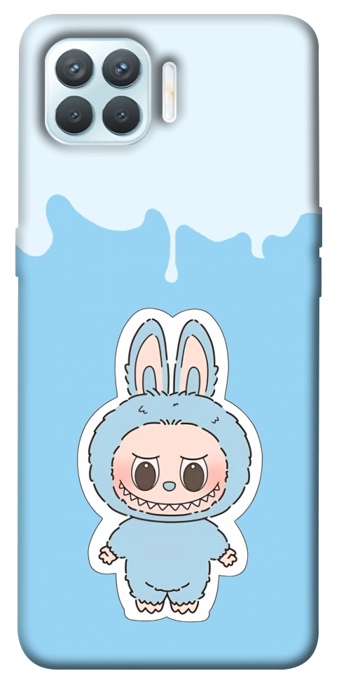 Чехол Labubu blue для Oppo F17 Pro